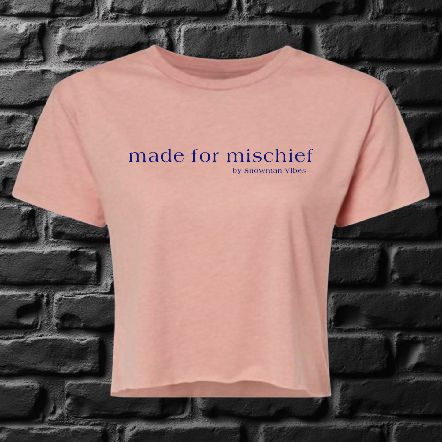 Made For Mischief Crop Tee