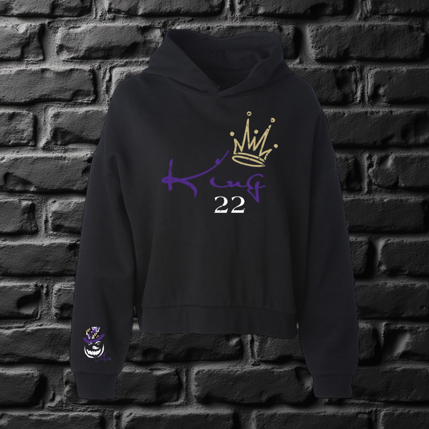 King 22 Sunday Crop Hoodie