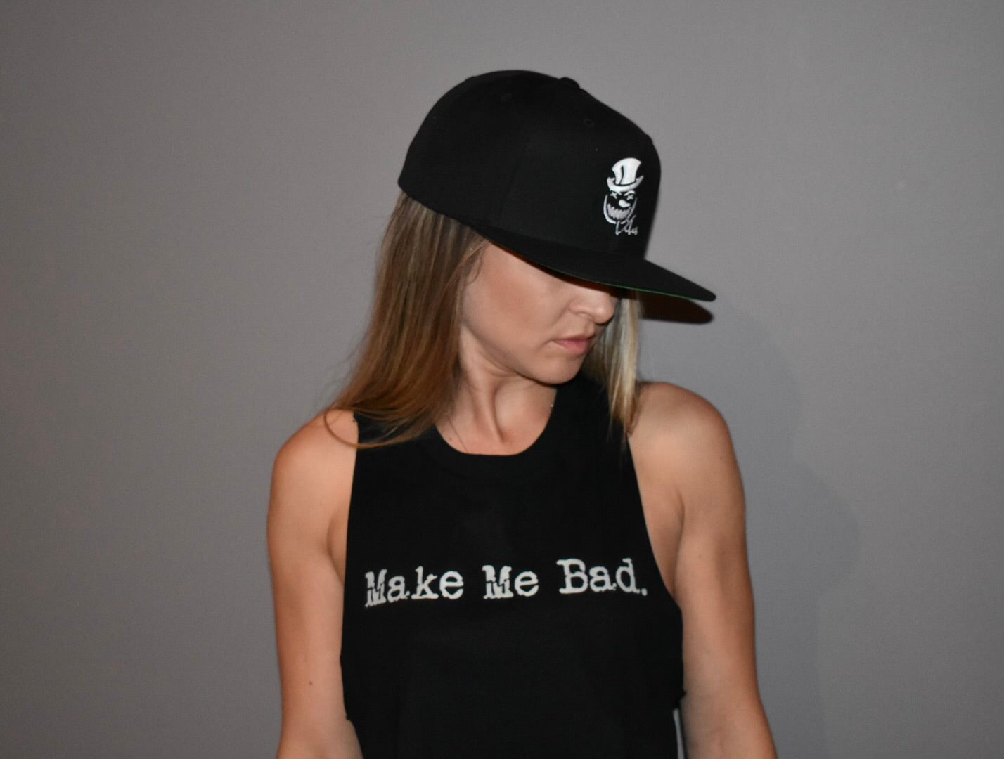 MAKE ME BAD - Muscle Crop Tank - Women's