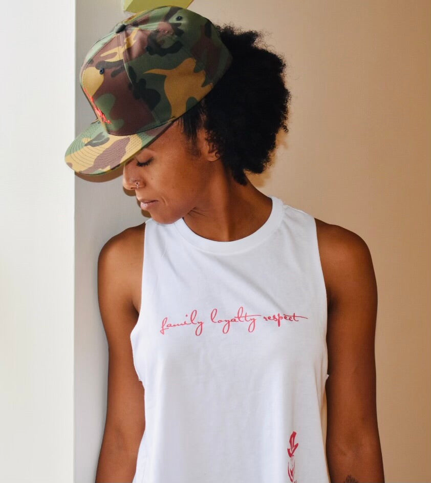 FAMILY LOYALTY RESPECT - Muscle Tee - Women