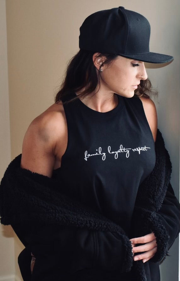 FAMILY LOYALTY RESPECT - Muscle Tee - Women