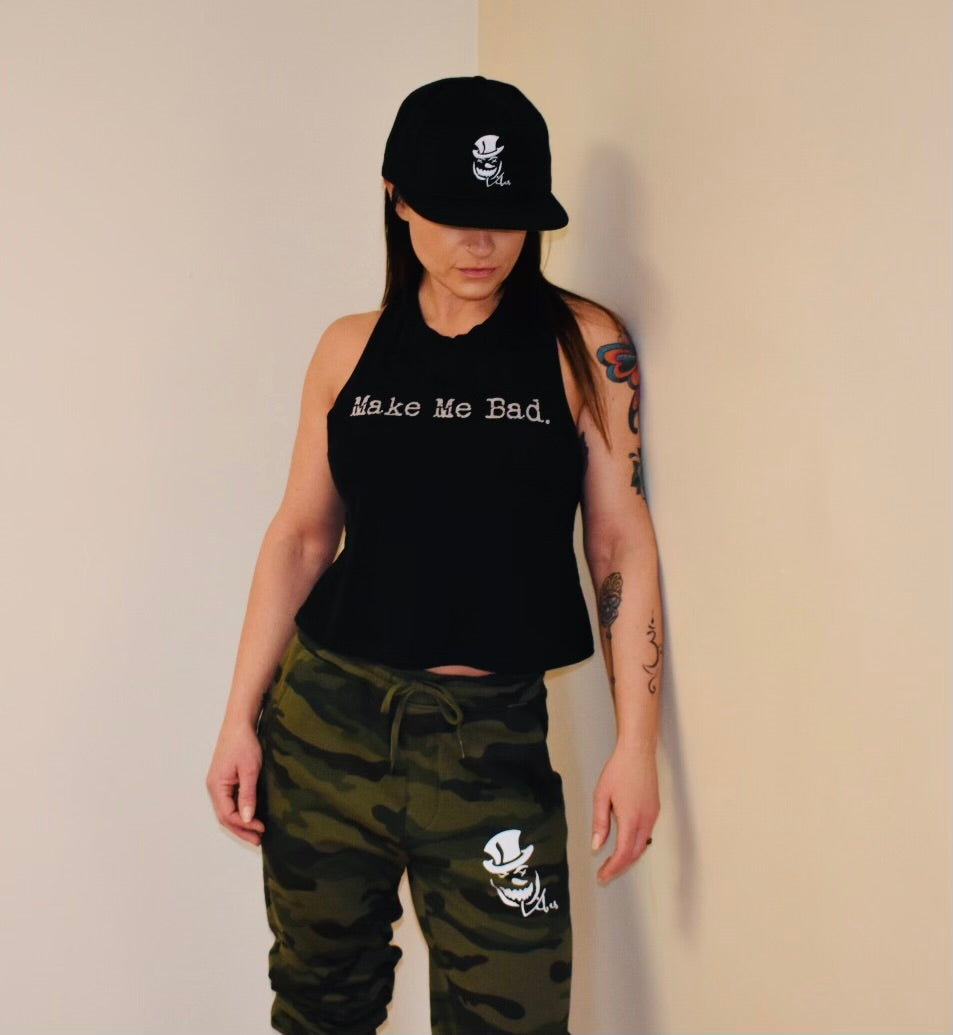 MAKE ME BAD - Muscle Crop Tank - Women's