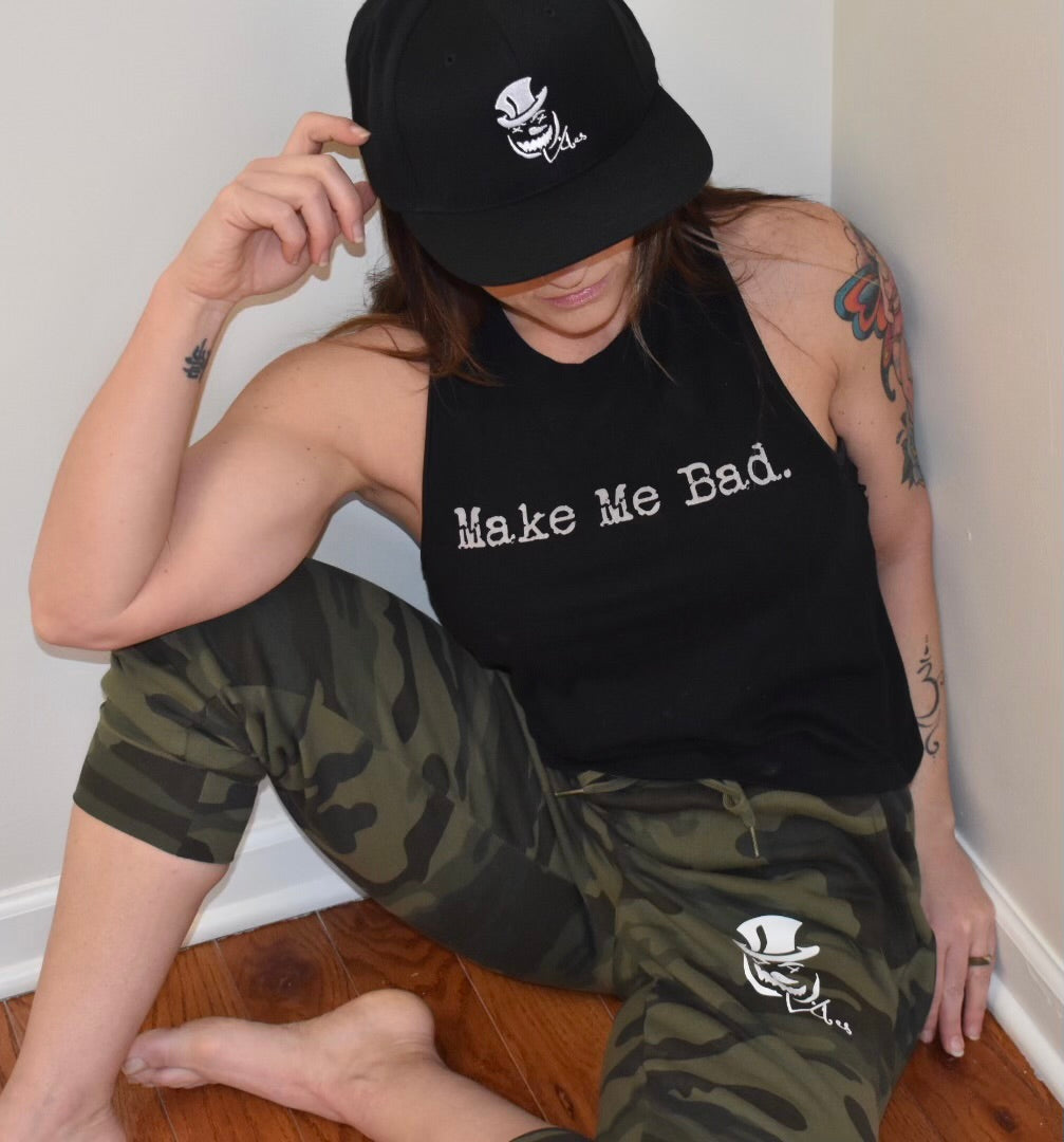 MAKE ME BAD - Muscle Crop Tank - Women's