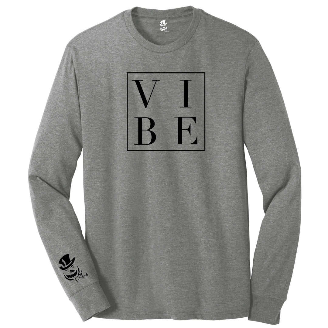 VIBE - Charcoal Heather Long Sleeve Tee - Men