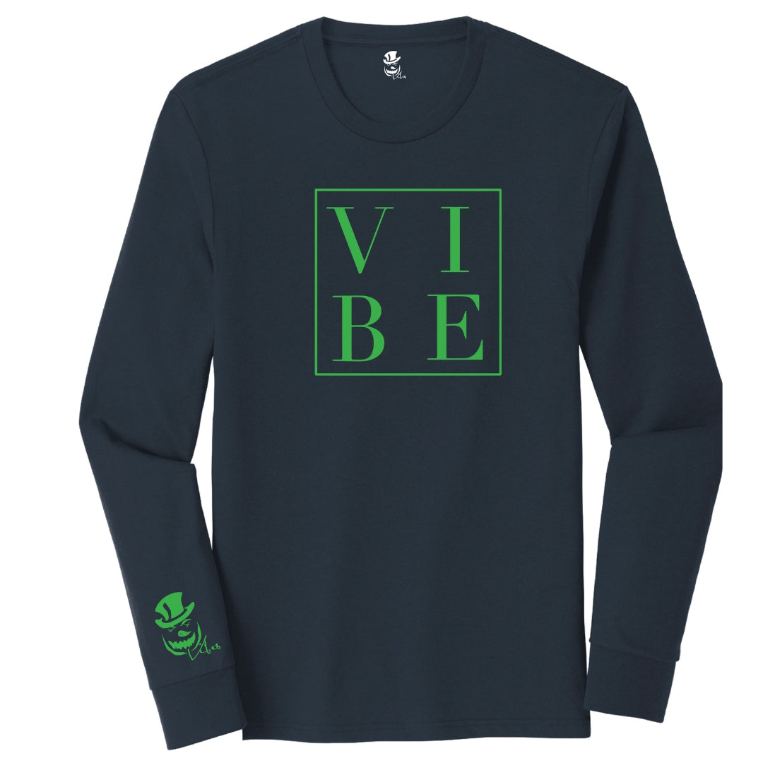 VIBE - New Navy Long Sleeve Tee - Unisex