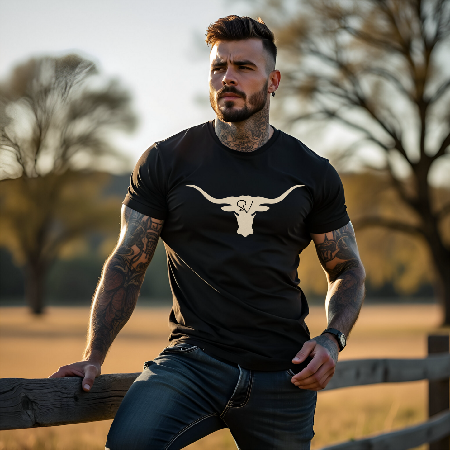 SV Longhorn Tee