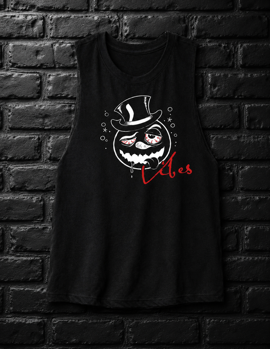 Tipsy Snowman Woman’s Muscle Tank
